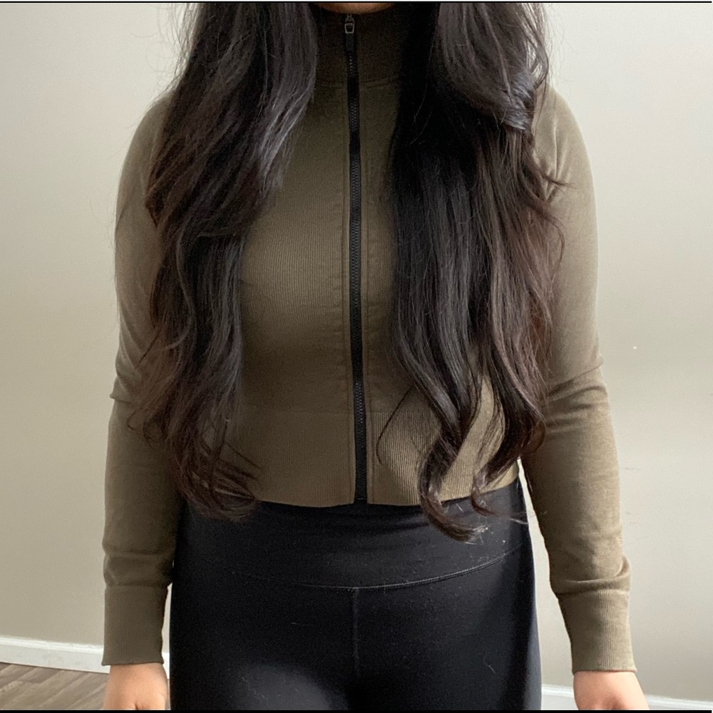 Fabletics Crop Zip Up